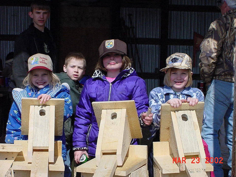 Three Girls At Habitat Day-Crane Meadows National Wildlife Refuge
