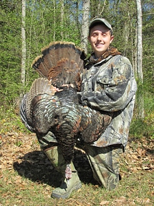 Youth hunter with Wild Turkey photo