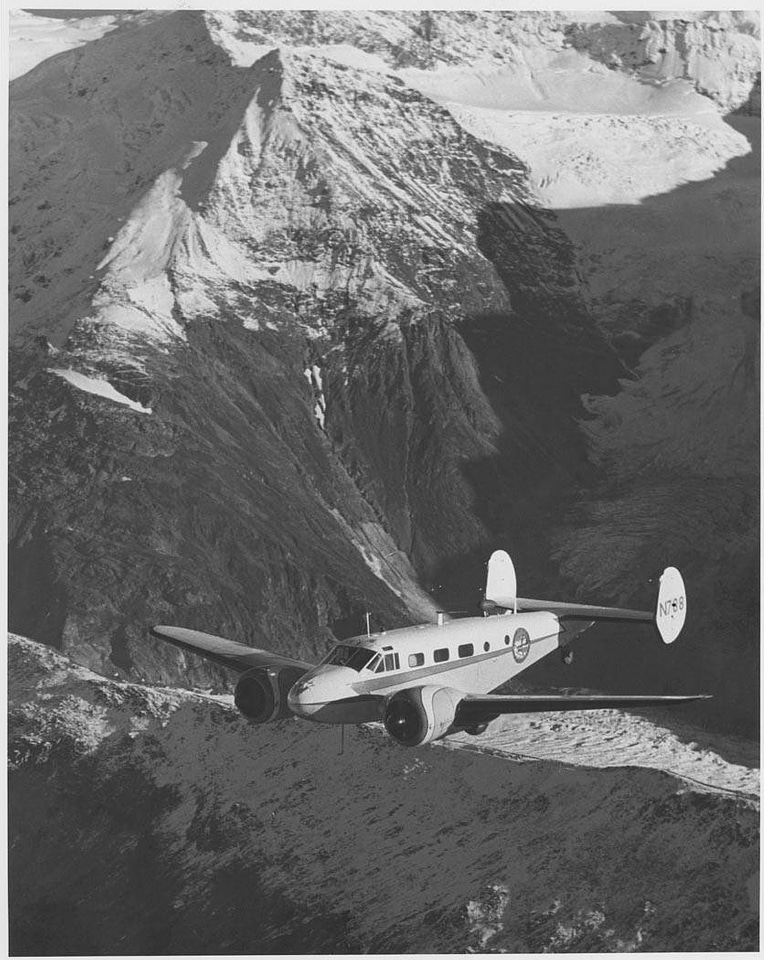 Looking Down on Grumman Goose 788 in Flight