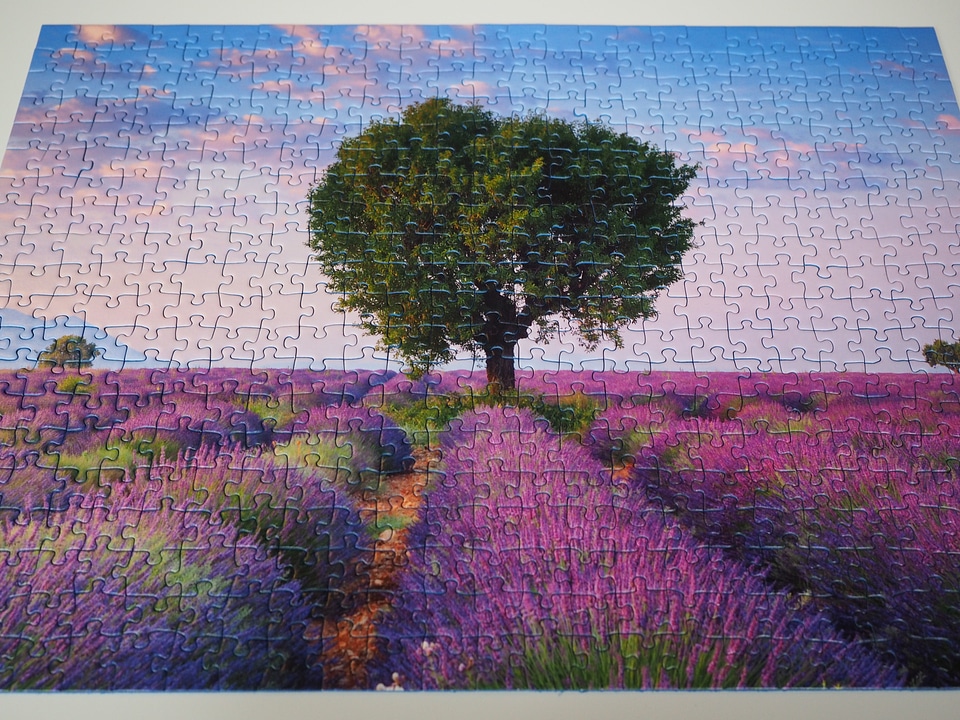 Piecing together play patience