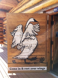 Front door to visitor center