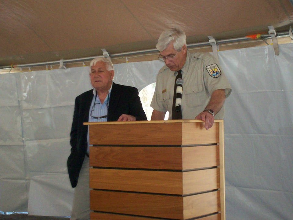 Spanish Galleon dedication ceremony at Herbert H. Bateman Educational and Administrative Center