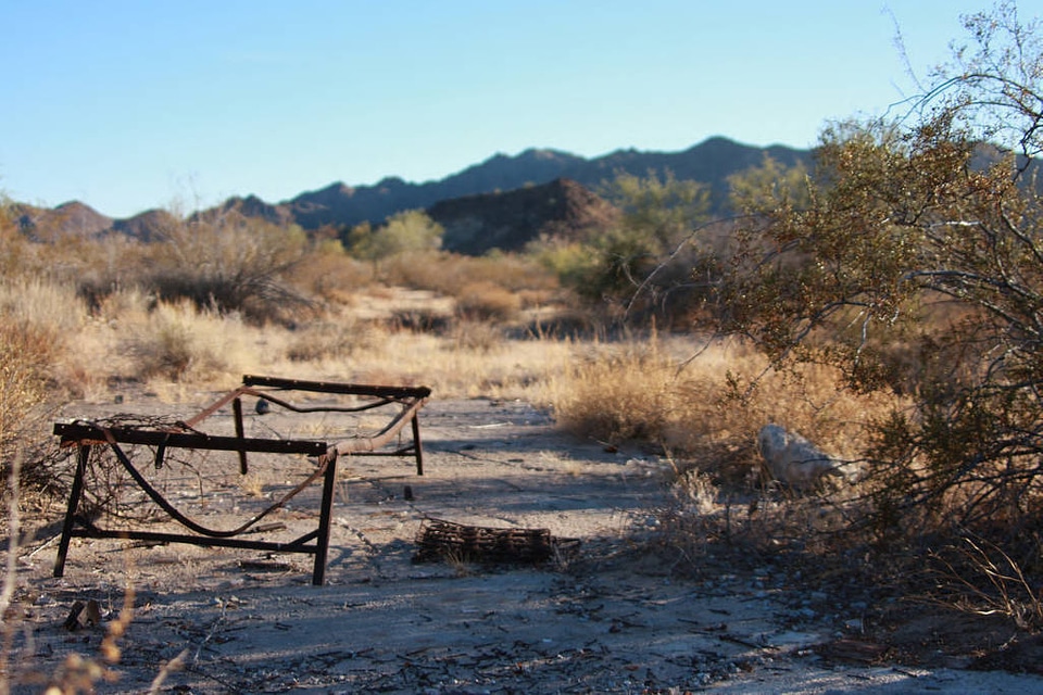 Abandoned homestead on the Cabeza Prieta National Wildlife Refuge