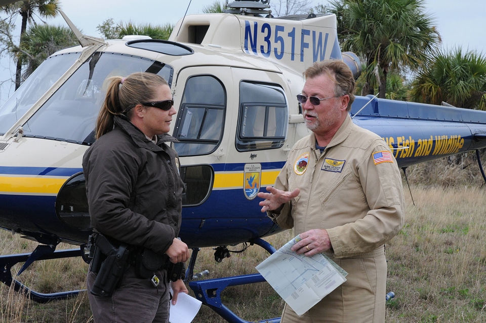 Service helicopter pilot and Service Law Enforcement Officer