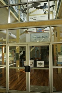 Walter B Jones Sr. Center for the Sounds entrance