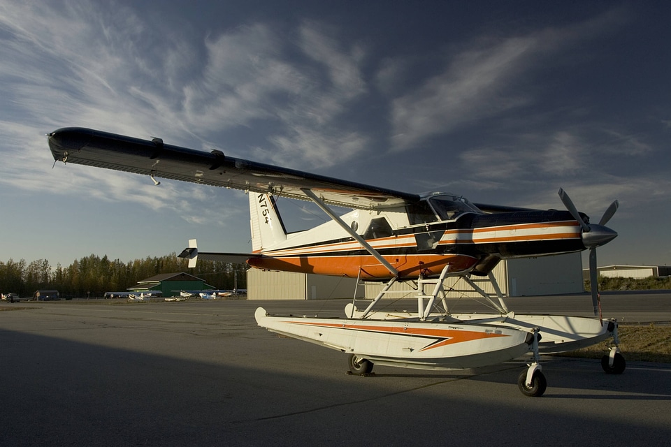 Seaplane at Yukon Flats National Wildlife Refuge