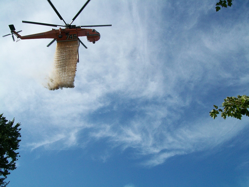 Helicopter Water Drop