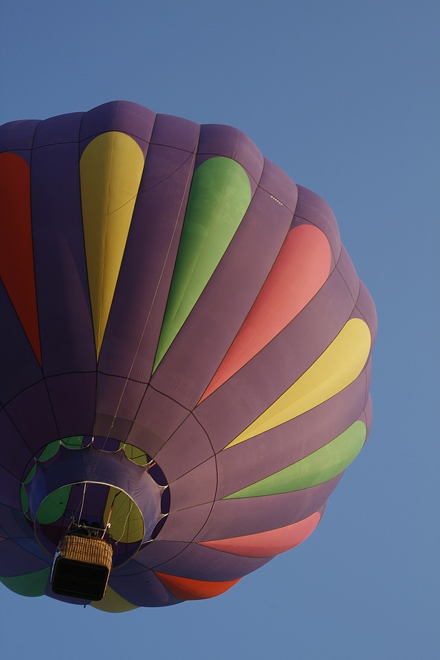 Aerostat colors blue globe