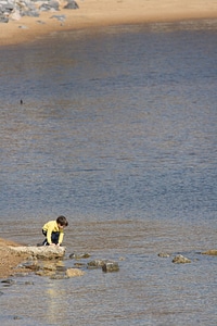 Child on the shore