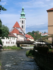 City architecture water