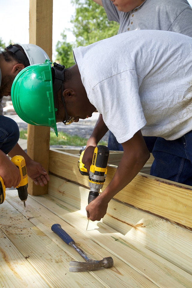Construction of outdoor classroom-1