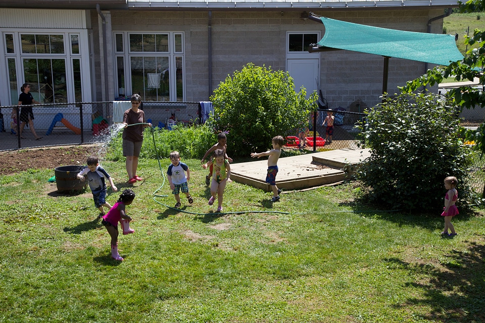 Construction of outdoor classroom-1