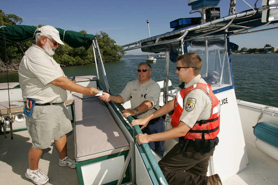 U.S. Fish and Wildlife Service and local police working together