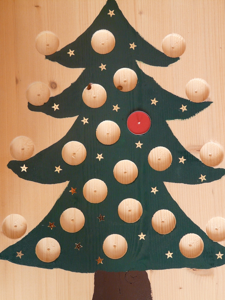 Advent holes cut out