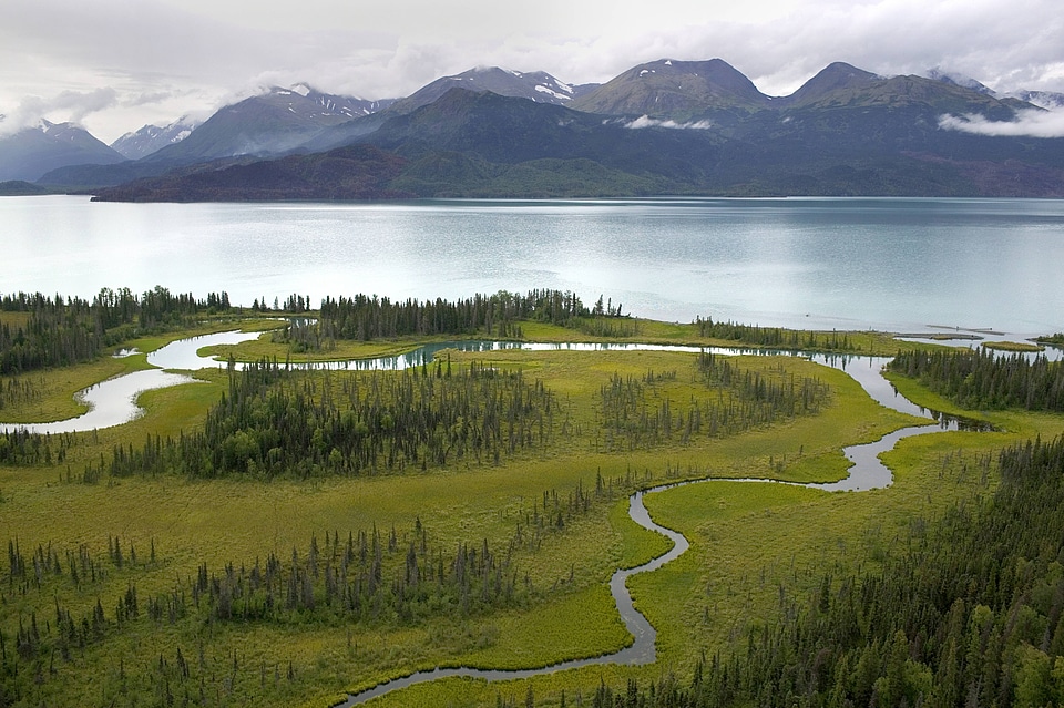 Scenic view of Kenai National Wildlife Refuge in Alaska