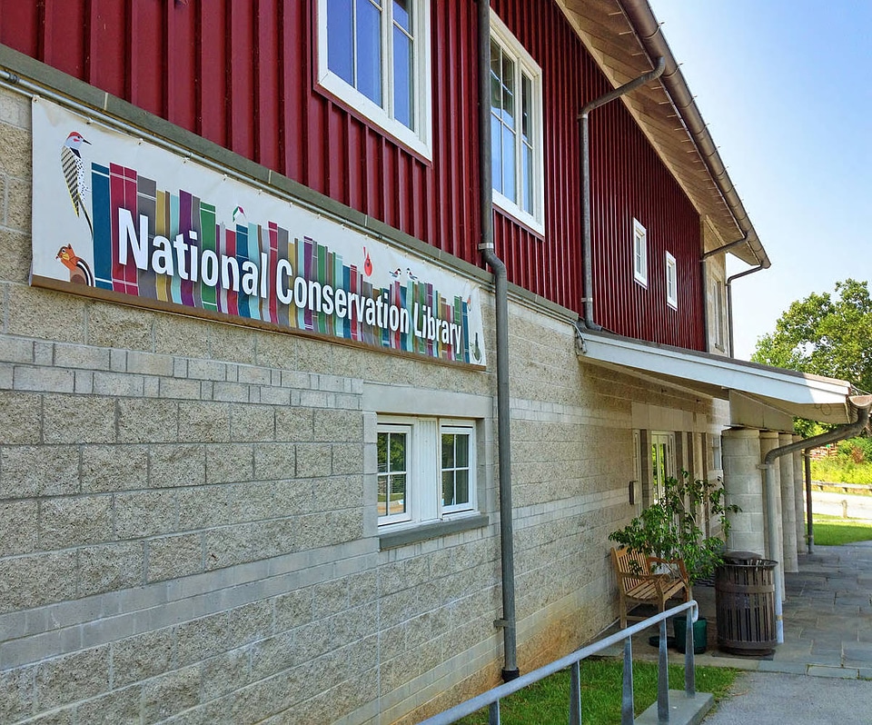 National Conservation Library building entrance
