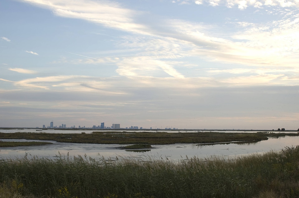 Refuge view of the Atlantic City skyline