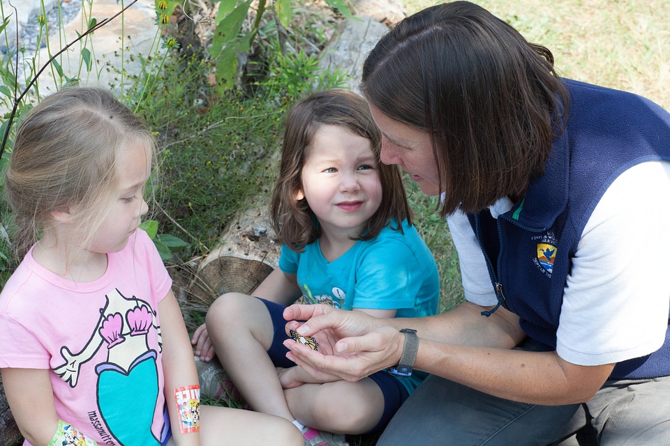 Biologist teaches children about the Monarch butterfly-2