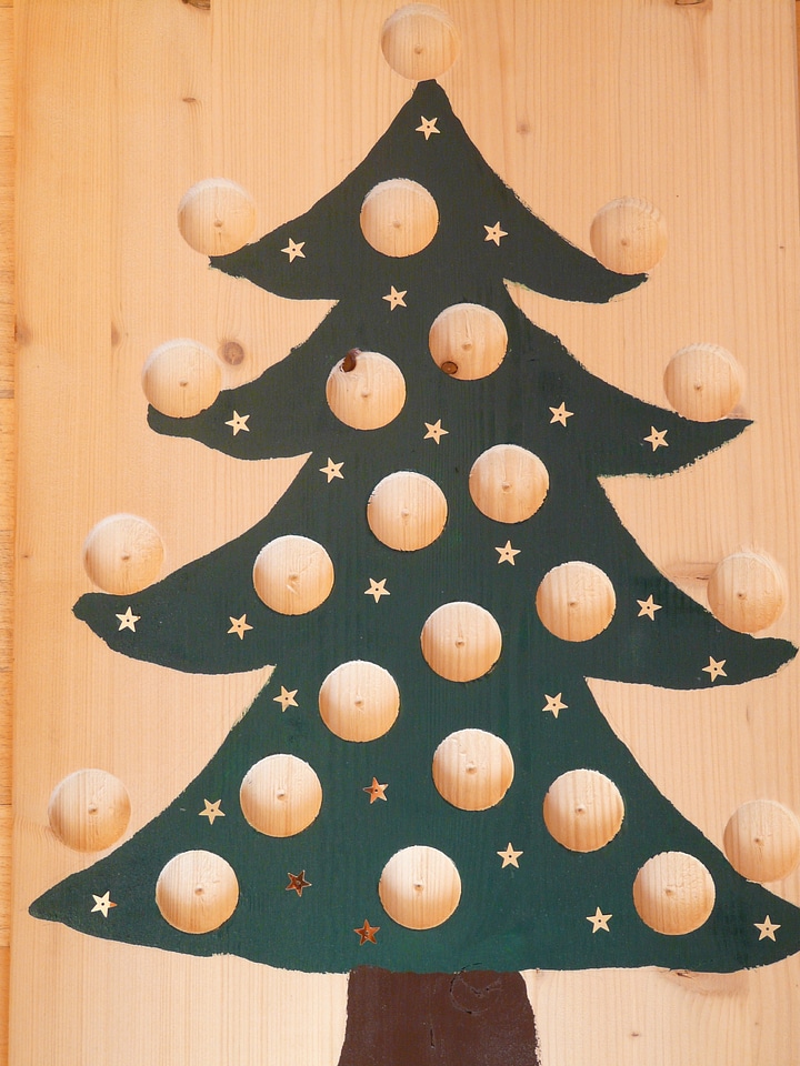 Advent holes cut out