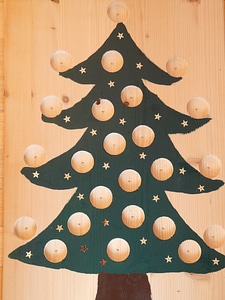 Advent holes cut out