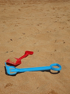 Sand toys beach vacations photo