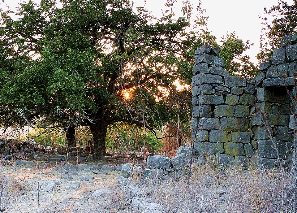 Ruins deserted ruins village