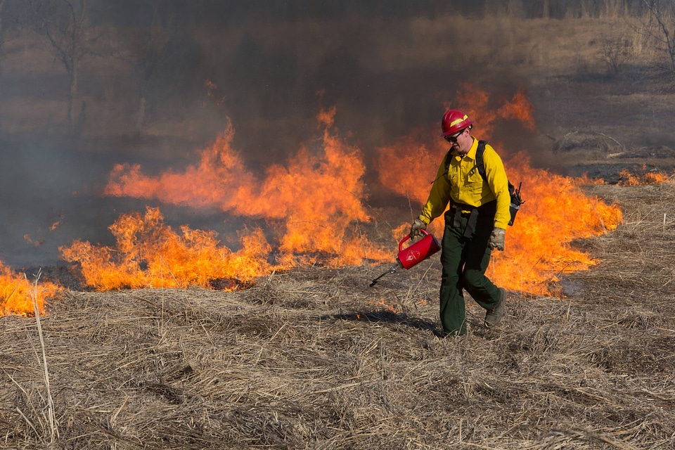 Prescribed burn at NCTC -13