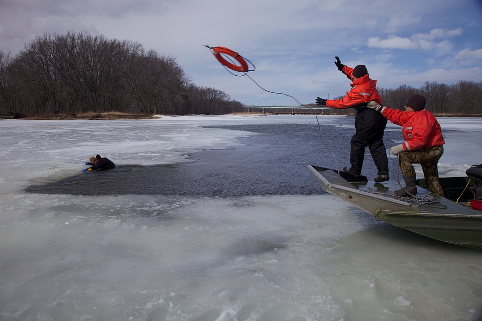 Simulated water rescue
