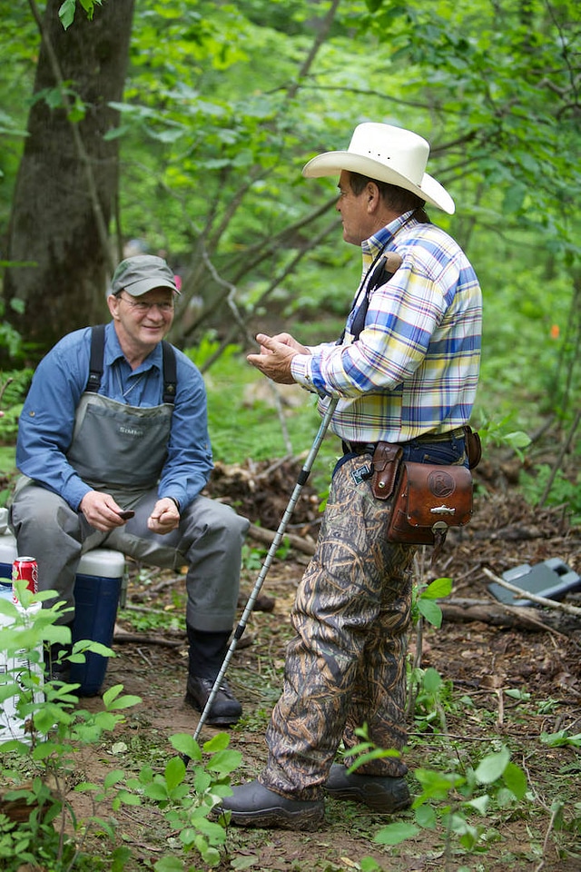 FWS employees surveying and assessing rivers and streams-2