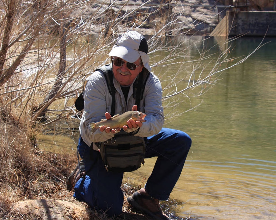 First Catch of Stocked Gila Trout