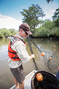 Biologists on Choctawhatchee River -3