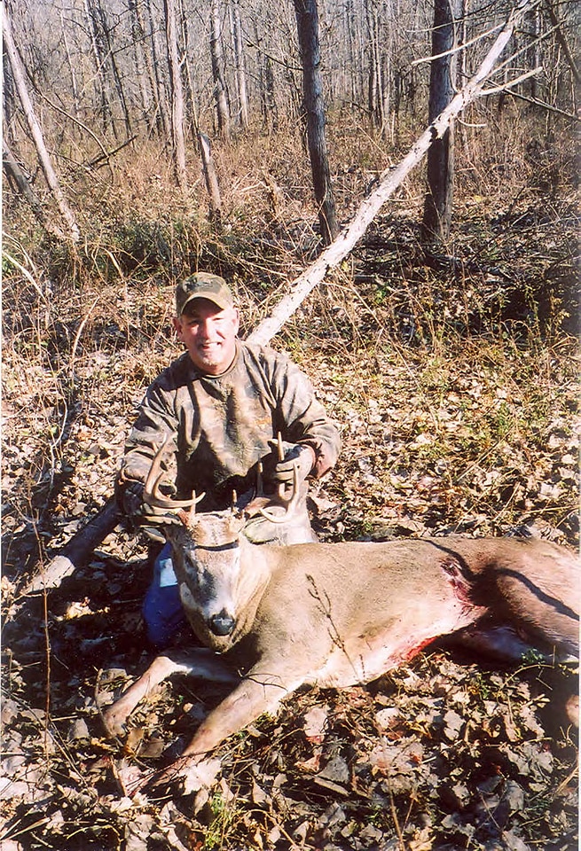 Hunter with his harvest 
