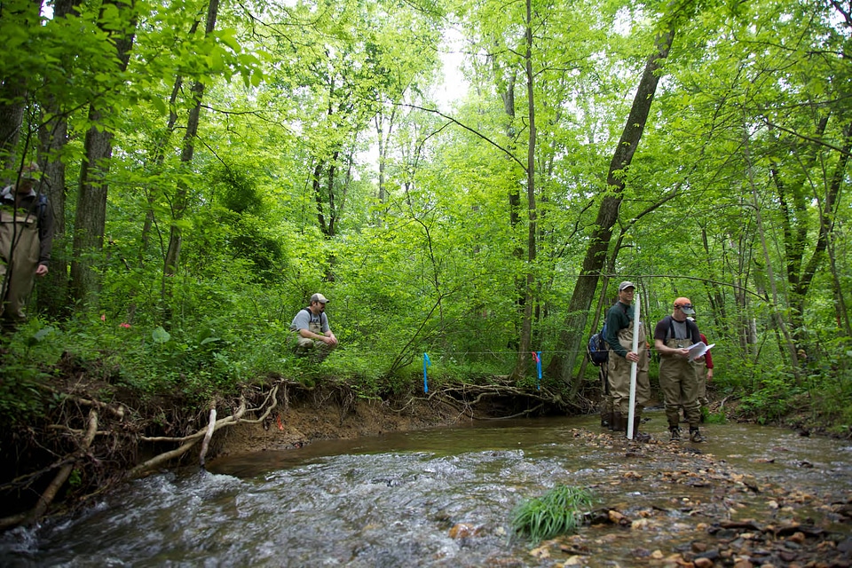 FWS employees surveying and assessing rivers and streams-1