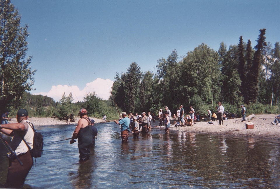 Combat fishing for King Salmon