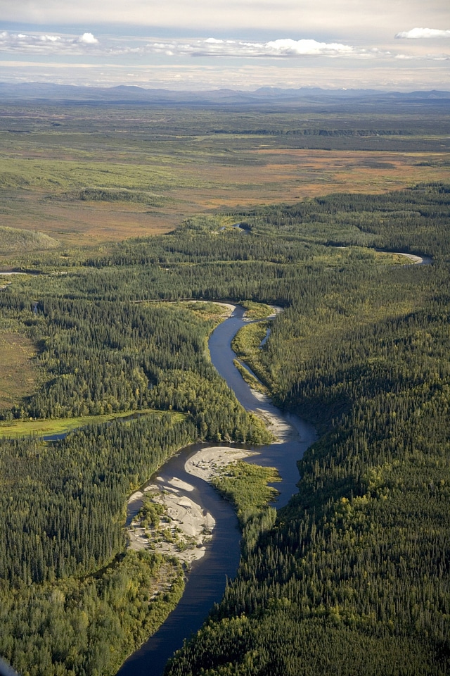 Panoramic view of a river