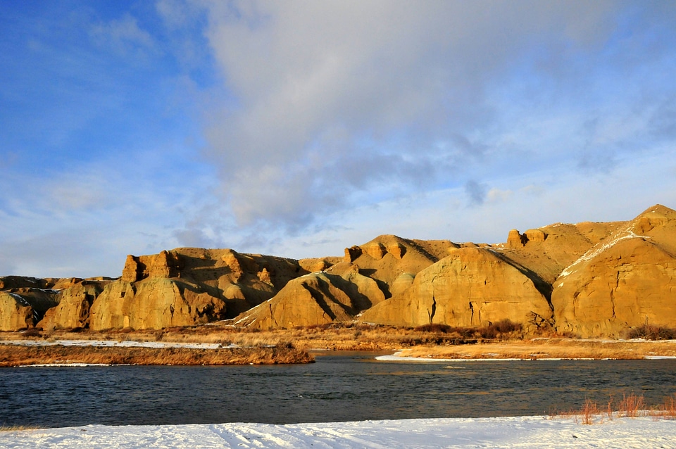 Green River on Seedskadee NWR Near McCullen Bluff