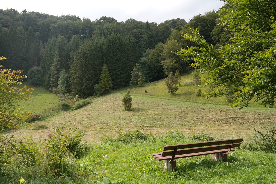 Landscape swabian alb outlook
