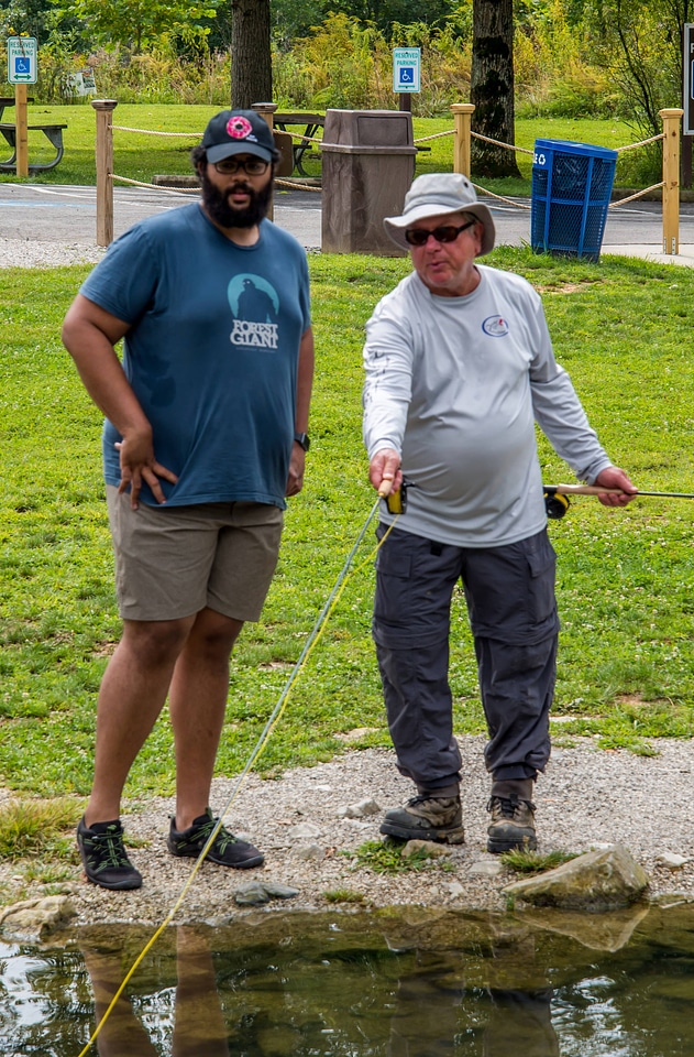 Fly fishing clinic on Hatchery Creek-1