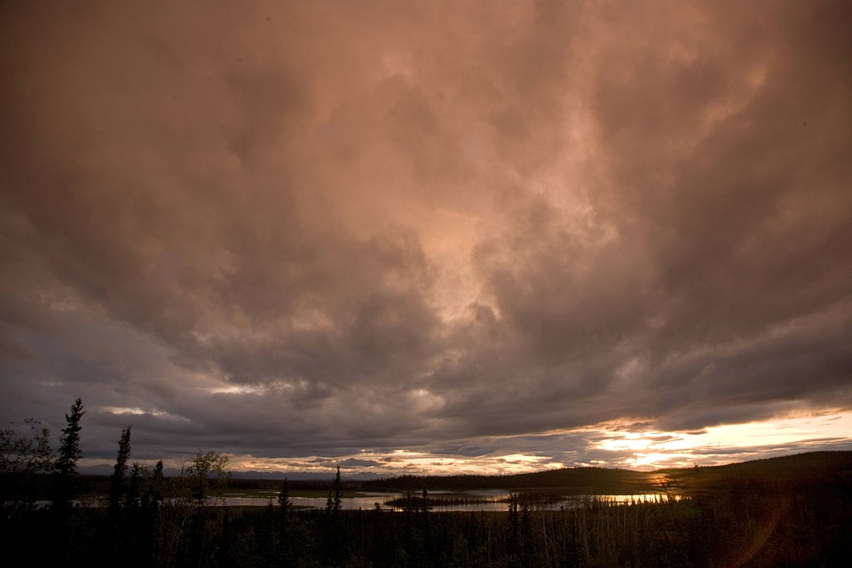 Sunset at Tetlin National Wildlife Refuge-1