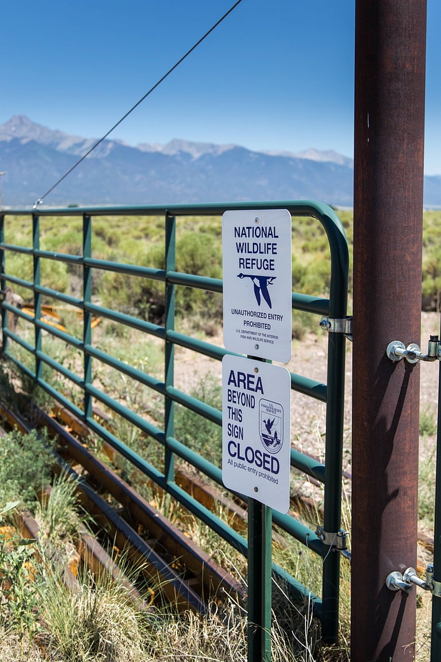 Fenced area at Rocky Mountain Aresenal NWR-7