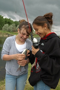 Kids fishing at the refuge-8 photo