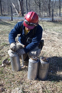 Firefighter with equipment-2