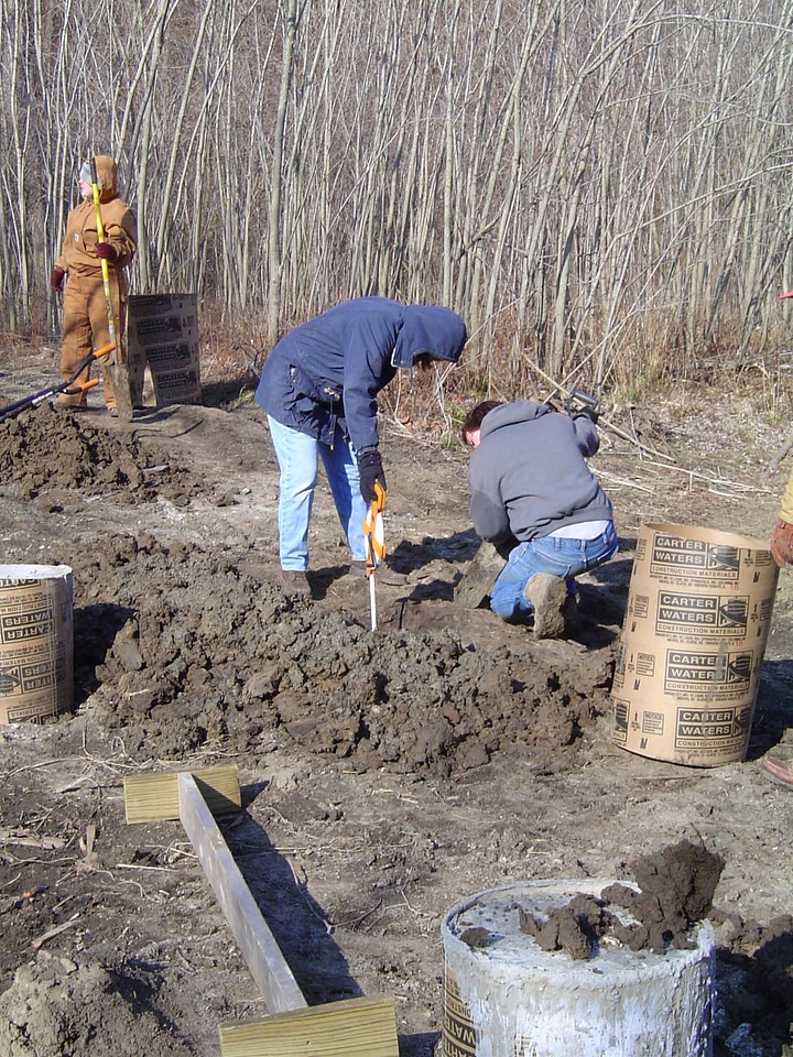 Jameson Island Unit foot bridge construction