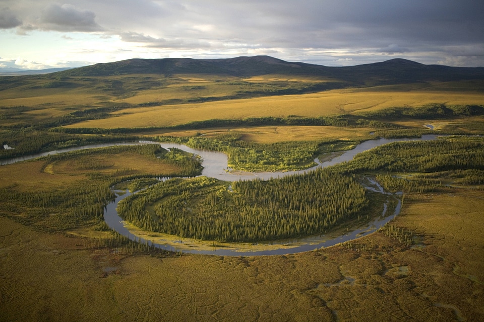 Aerial view of scenic landscape-1