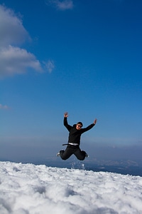 Relax spring snow photo