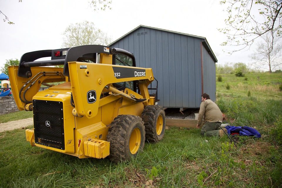 Construction of outdoor classroom-1