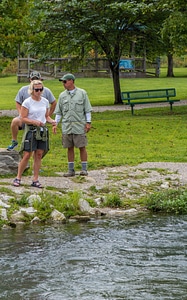 Fly fishing clinic on Hatchery Creek-2 photo