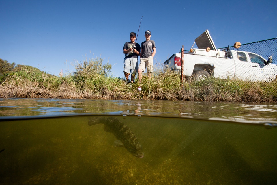Young boys fishing for Smallmouth bass-4