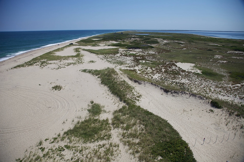 Shoreline at end of refuge