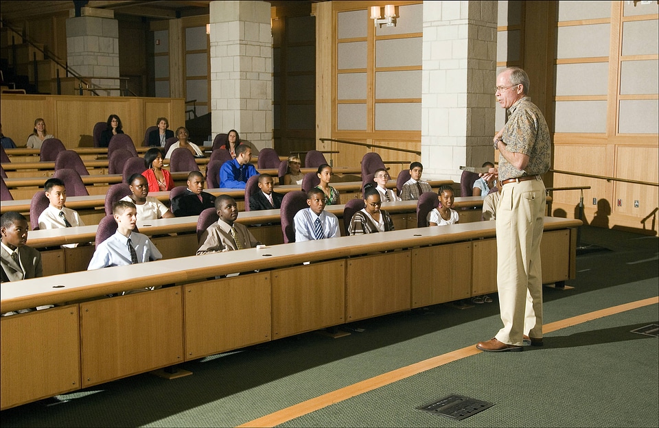Addressing the SEDP audience